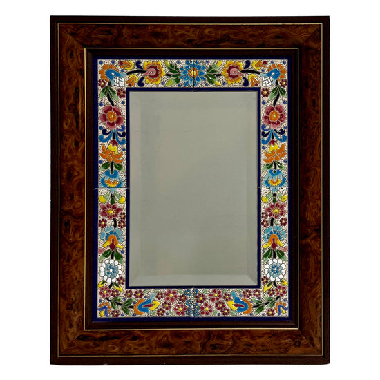 Mirror with Tile Surround