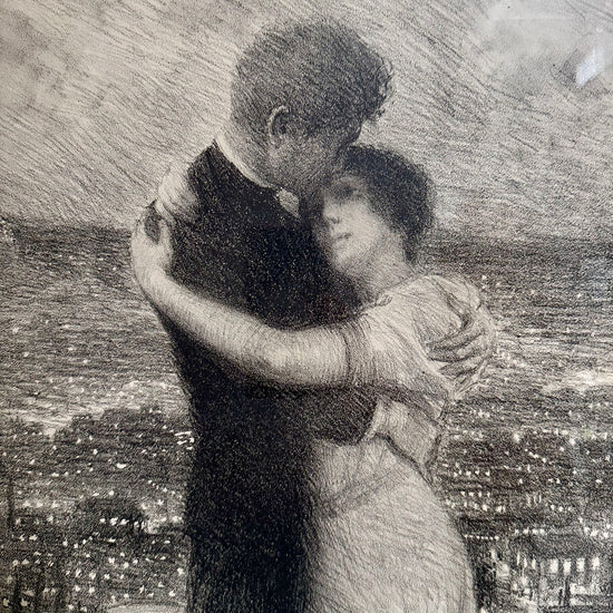 "Louise by Gustave Charpentier" Vintage French Opera Poster