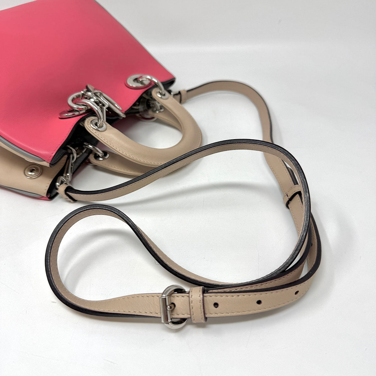 Christian Dior Diorissimo Tricolor Handle Bag
