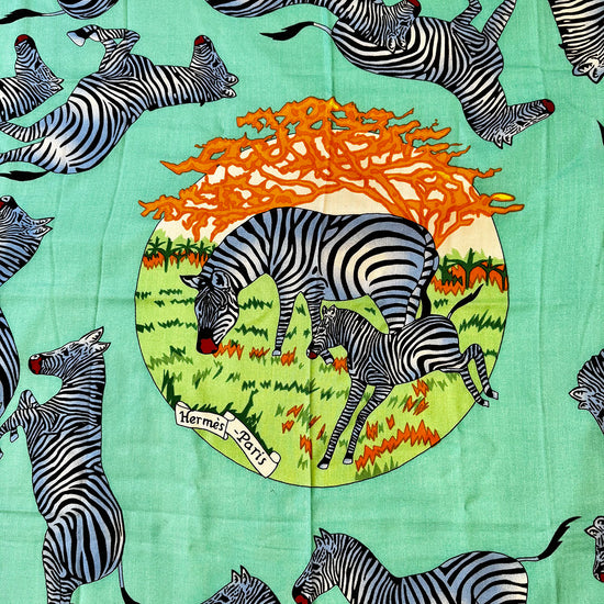 Hermes "Zebra Motif" Shawl