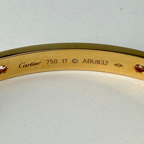 Cartier 4 Diamond LOVE Bracelet