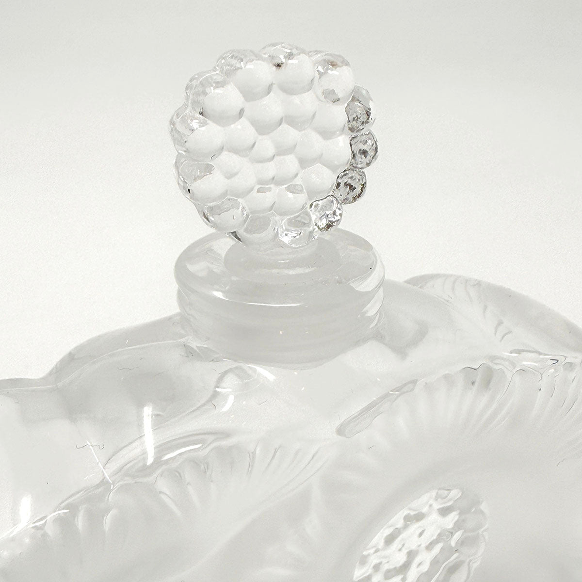 Lalique Deux Fleurs Perfume Bottle w Stopper