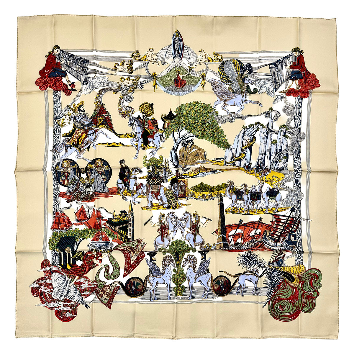 Hermes "Au Fil de la Solei" Scarf