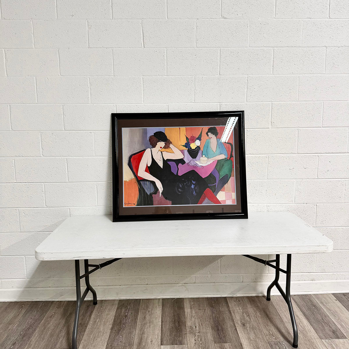 Signed Print, "Maria and Suzie" Framed