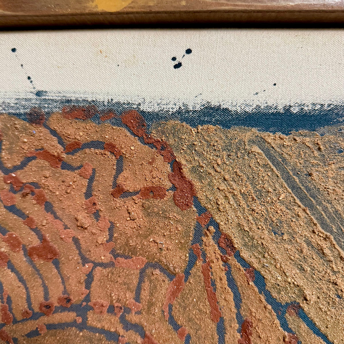 Large Framed Painting "Siege of the  City"