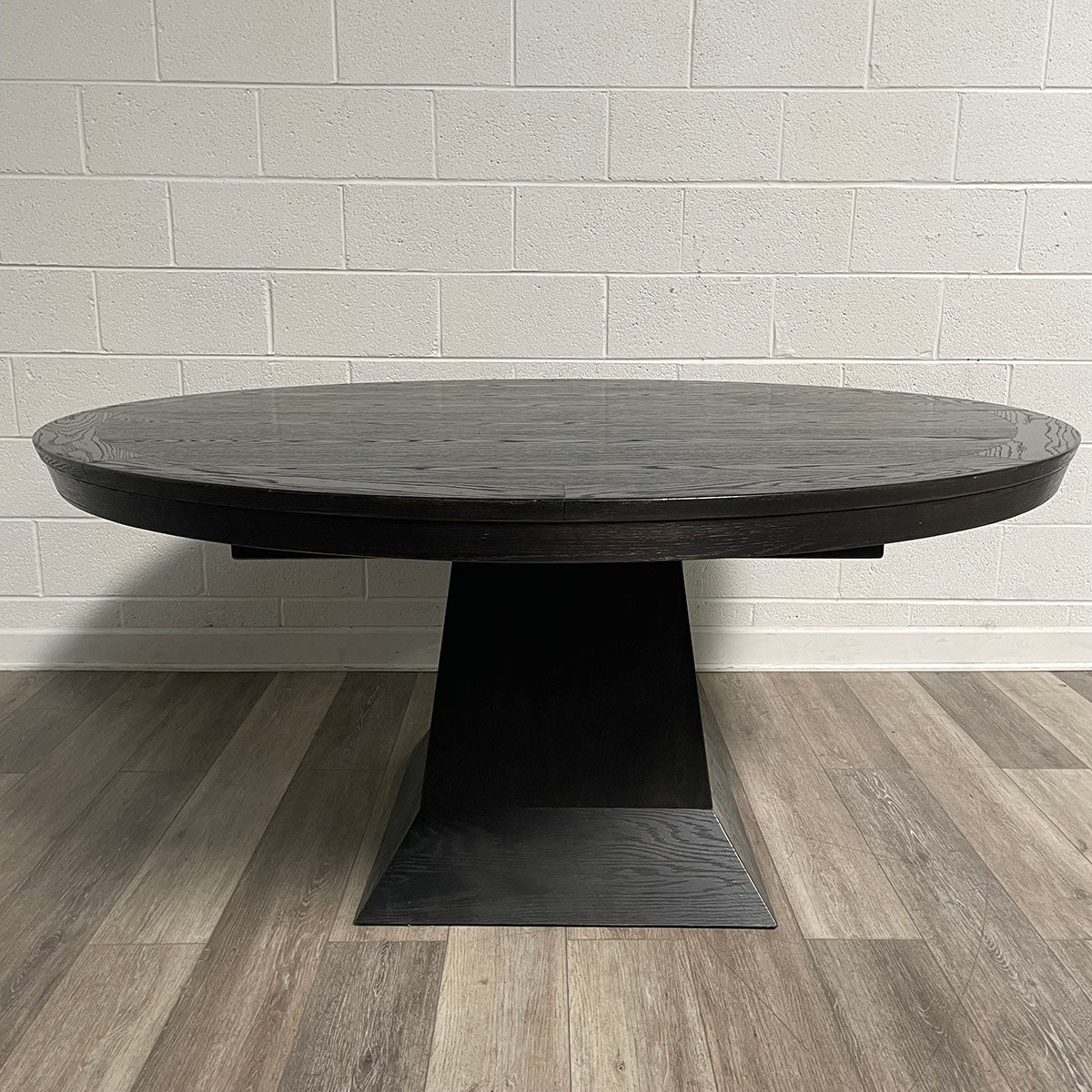 Arhaus Round Black Dining Table