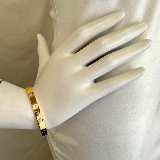 Cartier 4 Diamond LOVE Bracelet