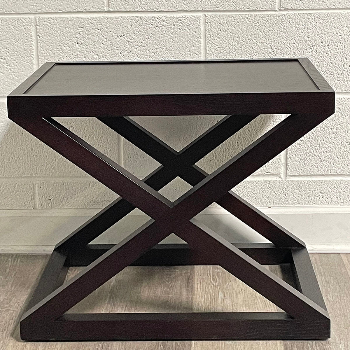 McArthur Side Table With A Crossover Frame