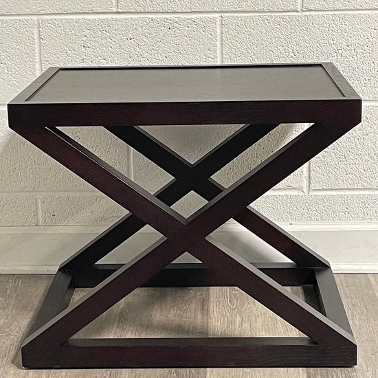 McArthur Side Table With A Crossover Frame