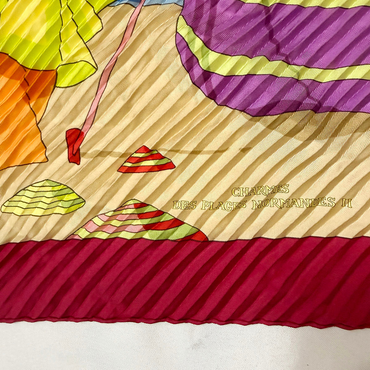 Hermes "Charmes des Plages Normandes" Scarf