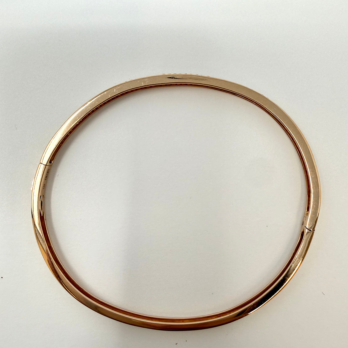 EFFY 14K Rose Gold Hinged Diamond Bracelet