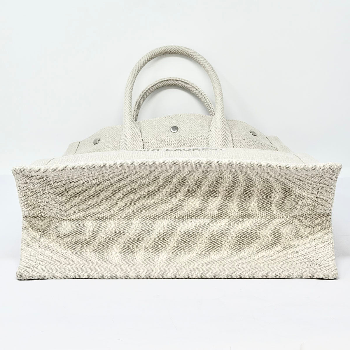 Saint Laurent "Rive Gauche" Canvas Vertical Tote