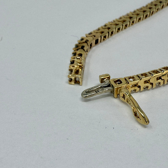 14K Gold Diamond Tennis Bracelet