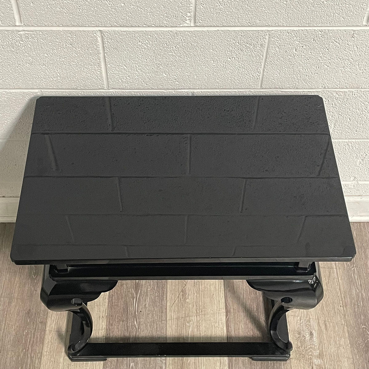 Black Lacquer End Table