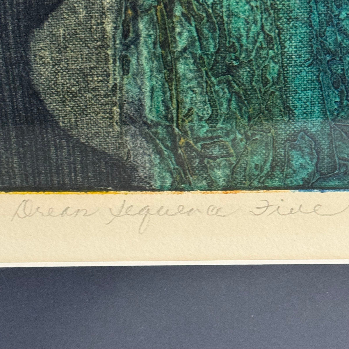 "Dream Sequence Five" Colored Etching 2/20 Signed