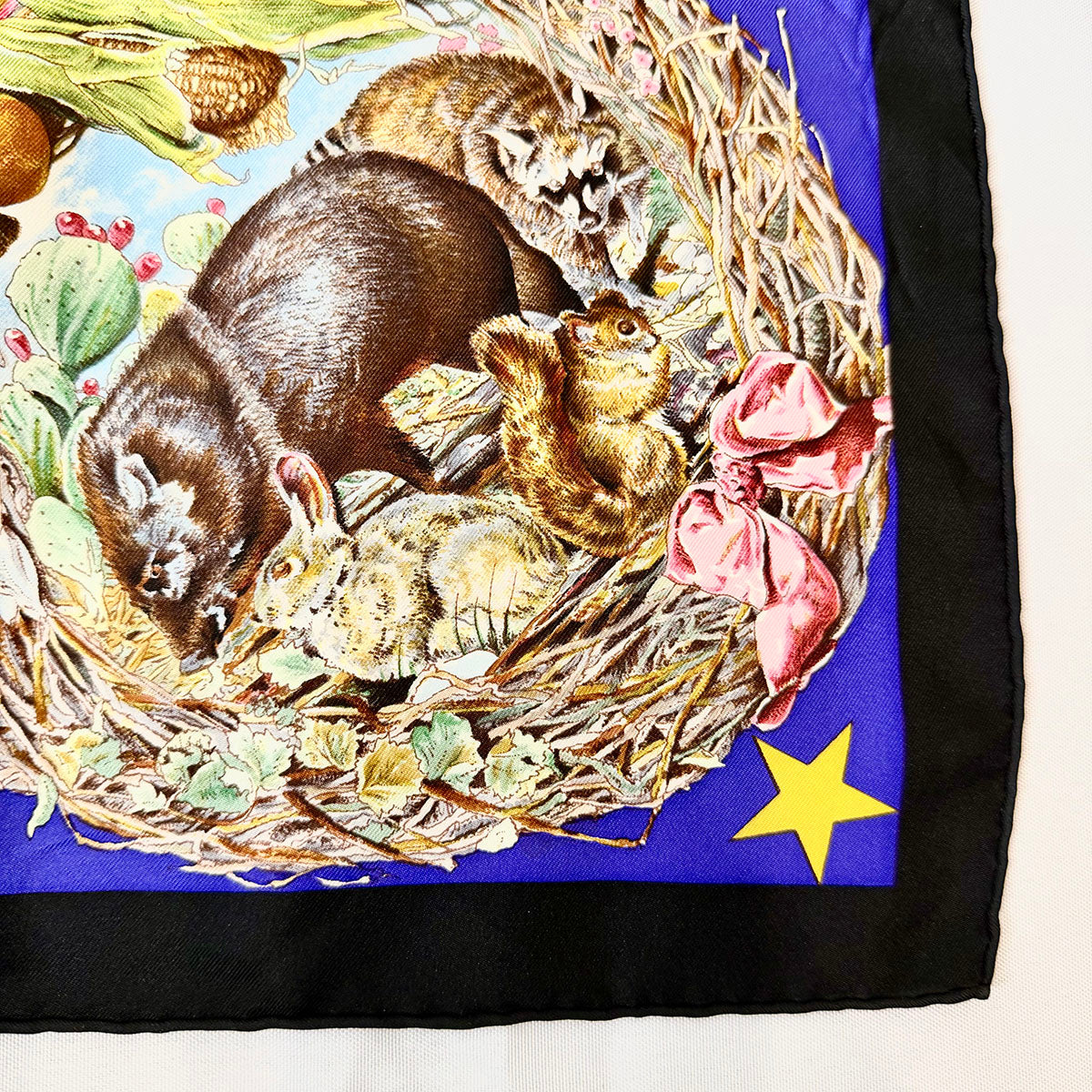 Hermes " Faune Et Flore Du Texas" Scarf