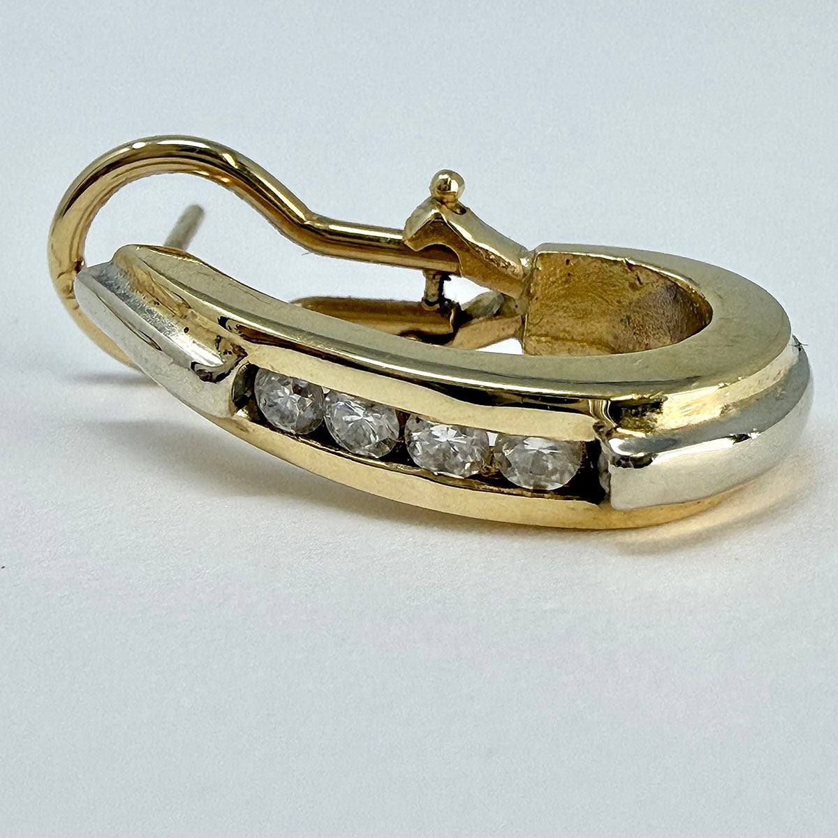 Diamond Hoop Earrings