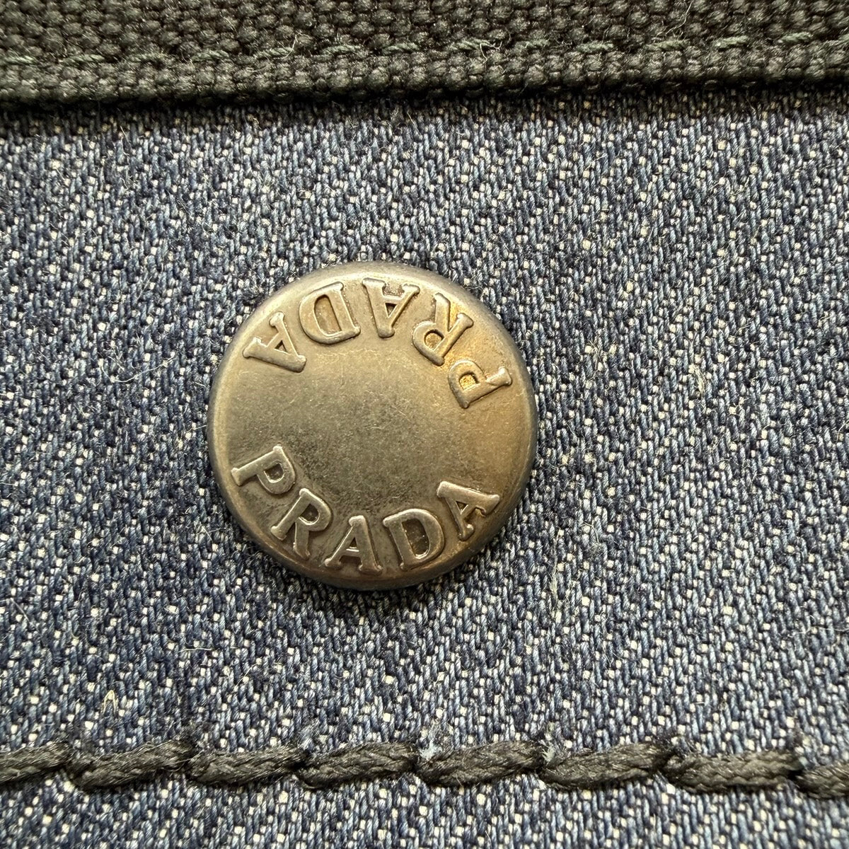 Prada Denim Bucket Tote