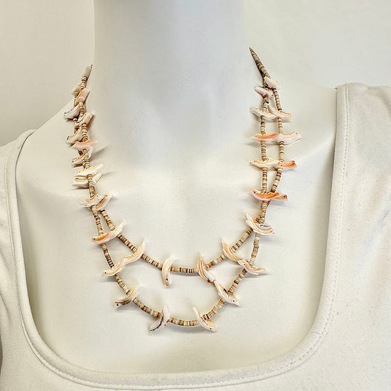 Zuni Double Stranded Fetish Necklace