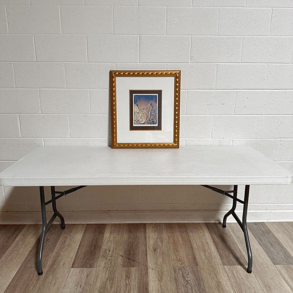 Framed Photograph of Architectural Detail signed