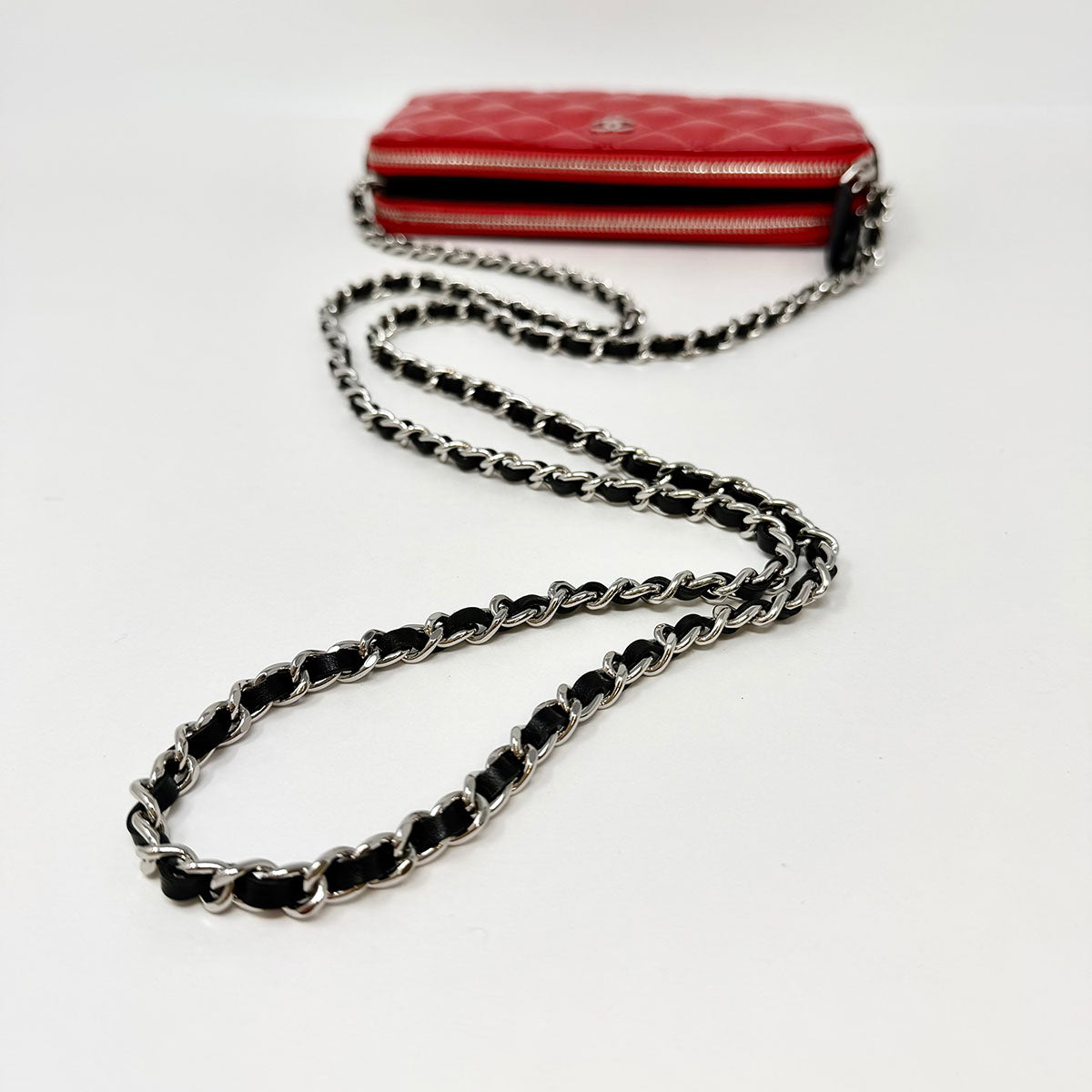 Chanel Double Zip Clutch