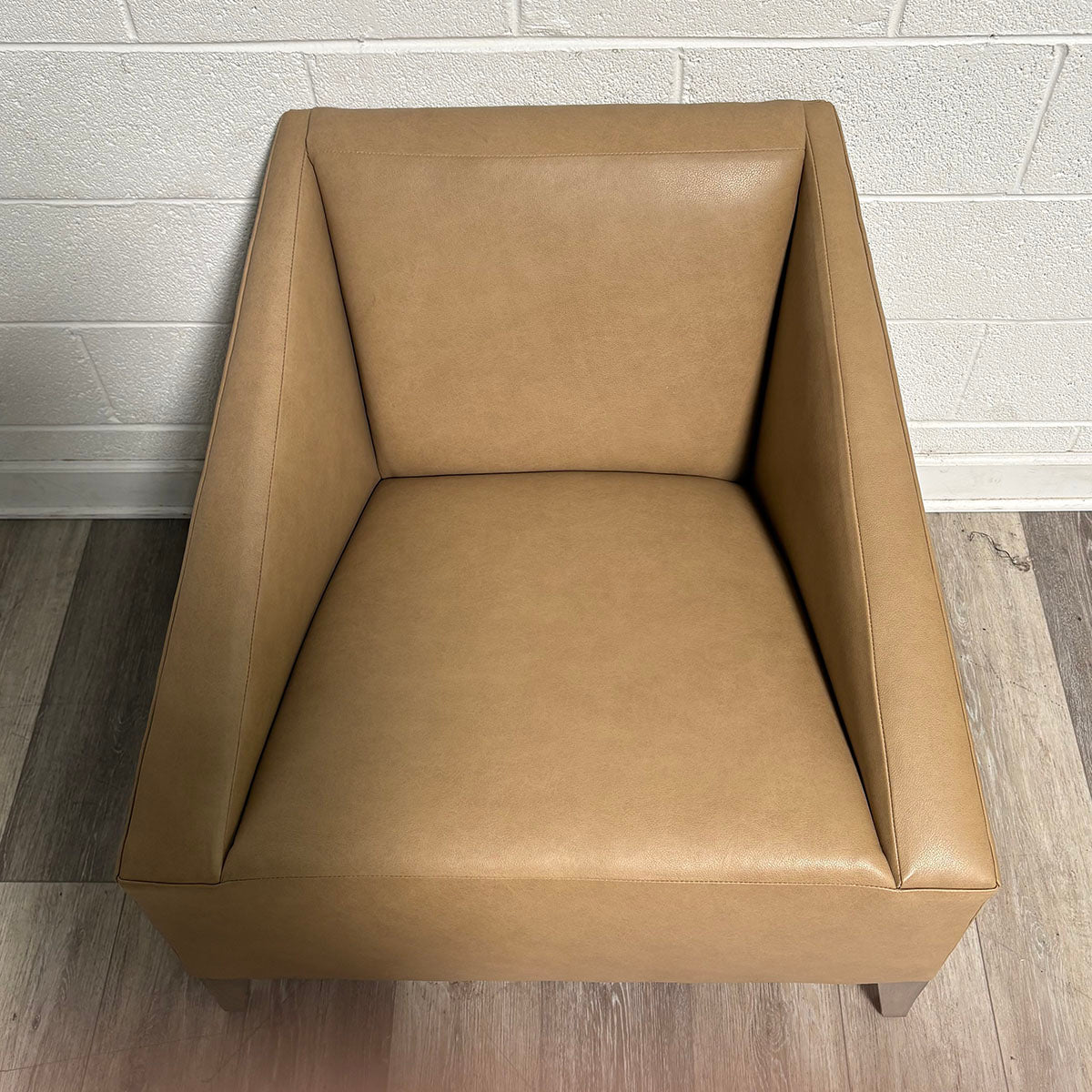 Pair of Accent Chairs with Sloped Arms