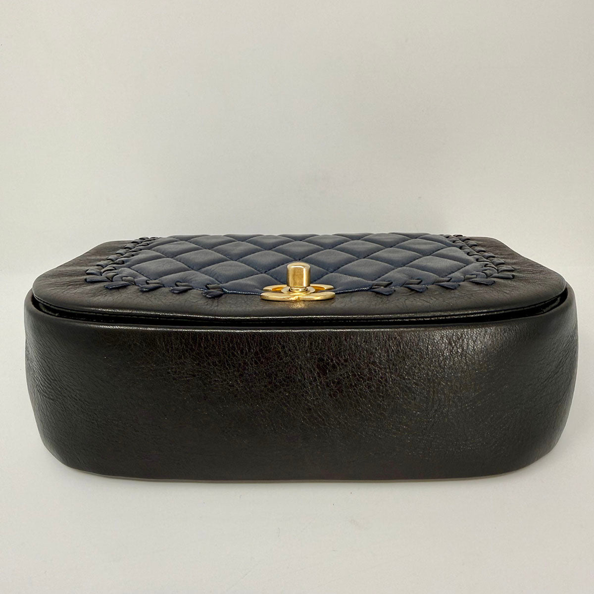 Chanel Bicolor Braided Saddle  Crossbody
