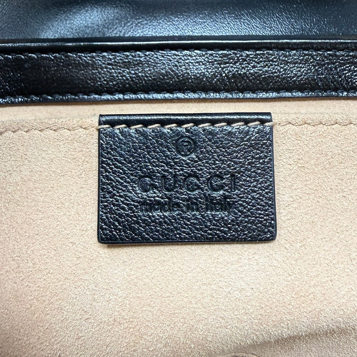 Gucci Monogram Matelasse Diagonal Marmont Shoulder Bag