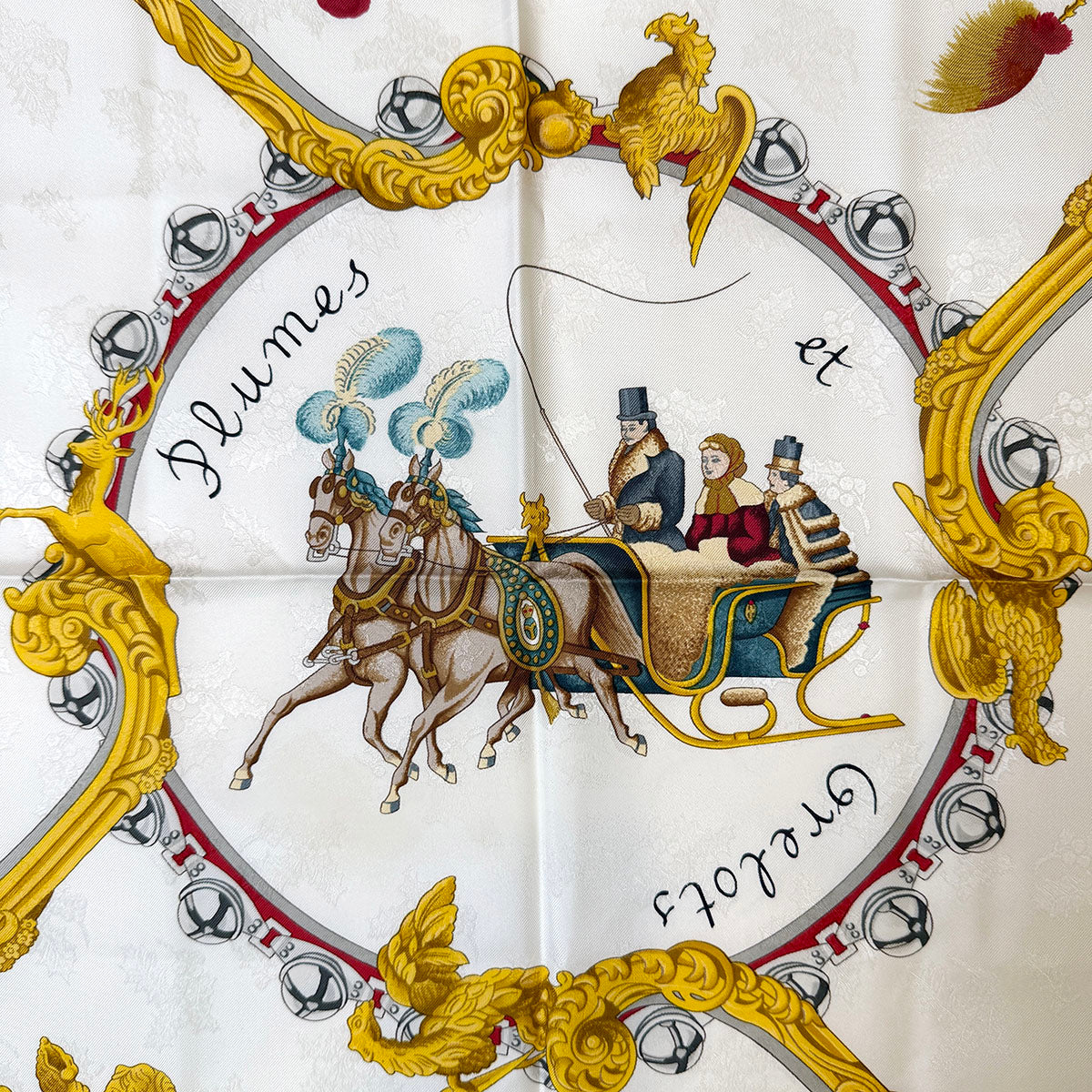 Hermes "Plumes et Grelots"  Scarf
