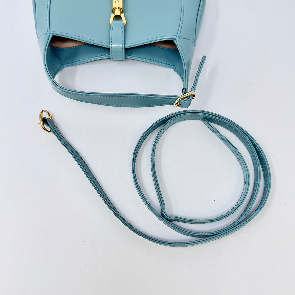 Gucci Mini Piston Lock Jackie 1961 with Gold-tone Hardware