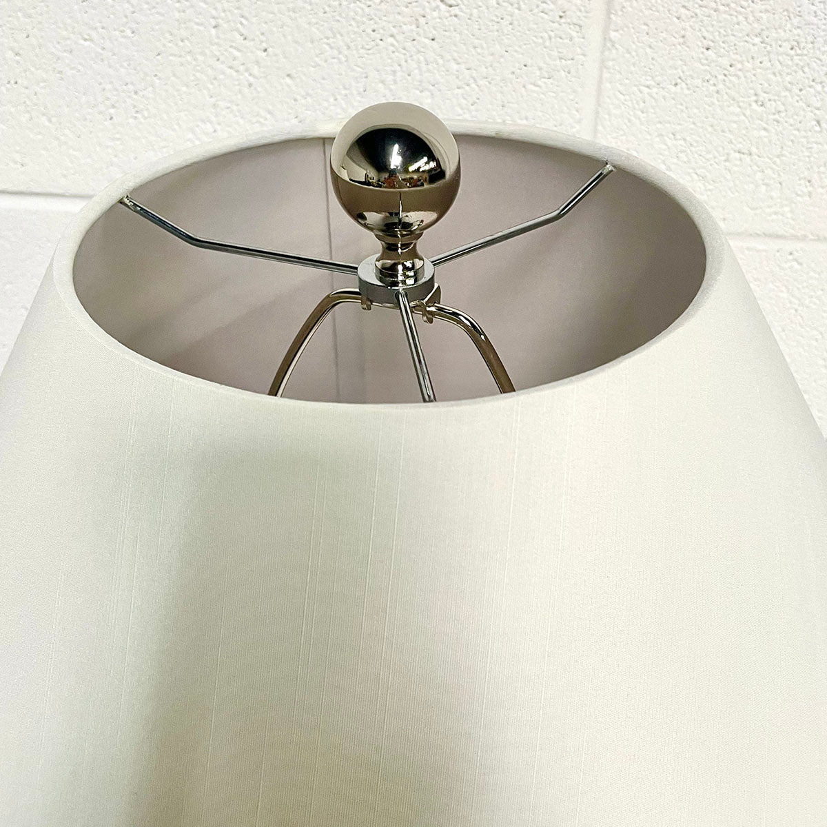 Pair of Matte Textured Metal Table Lamps