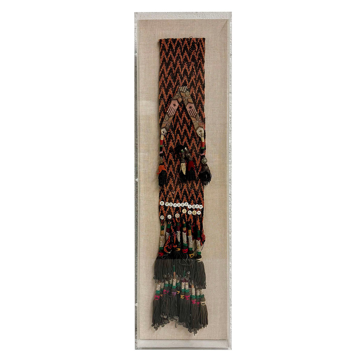 Uzbek Beaded Tassel Remnant