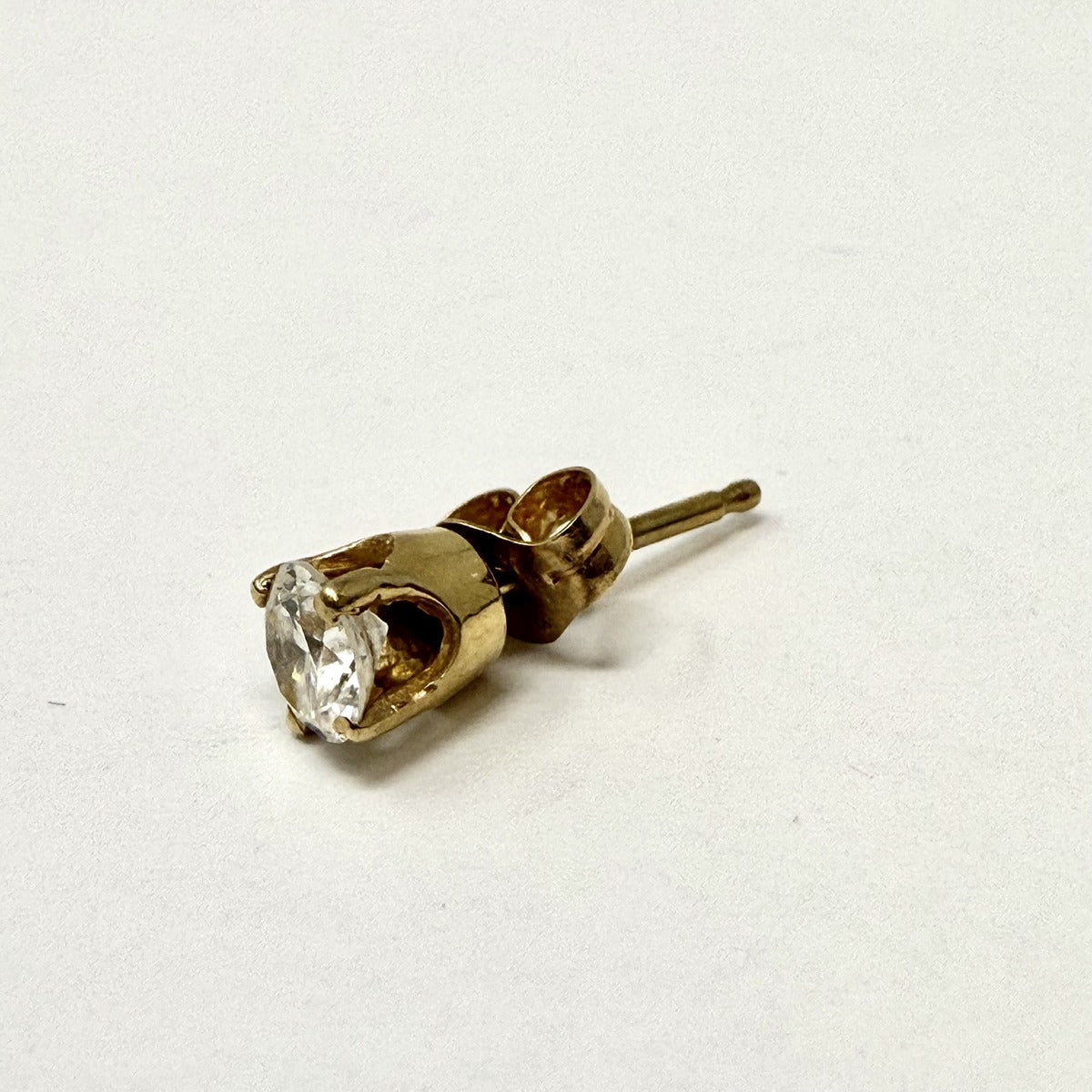 14K Gold Diamond Stud Earrings