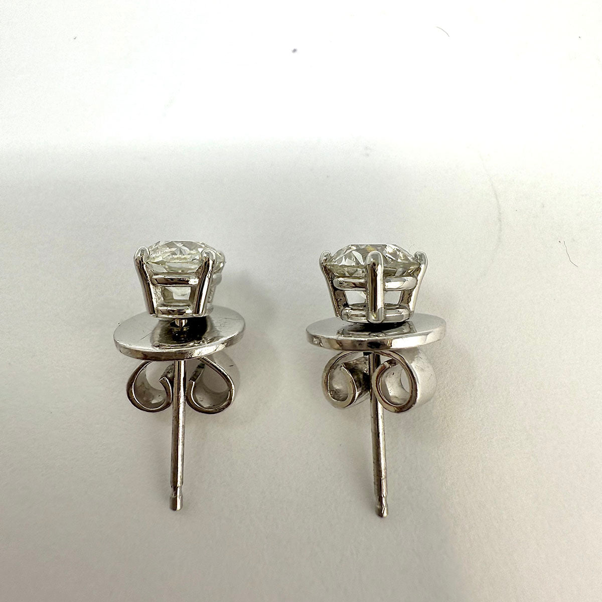 Platinum Diamond Stud Earrings