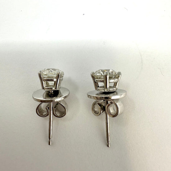 Platinum Diamond Stud Earrings