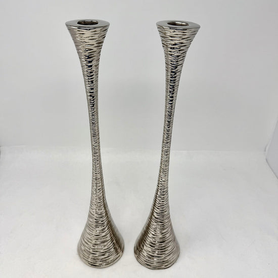 Pair of Tall Michael Aram Candle Holders