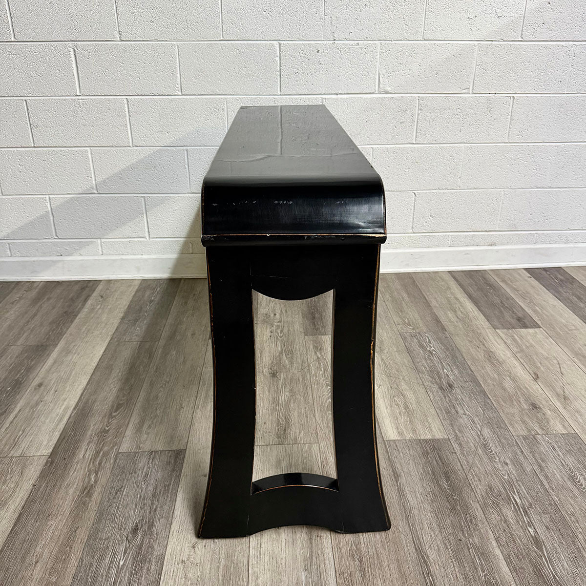 Black Asian-Inspired Console Table