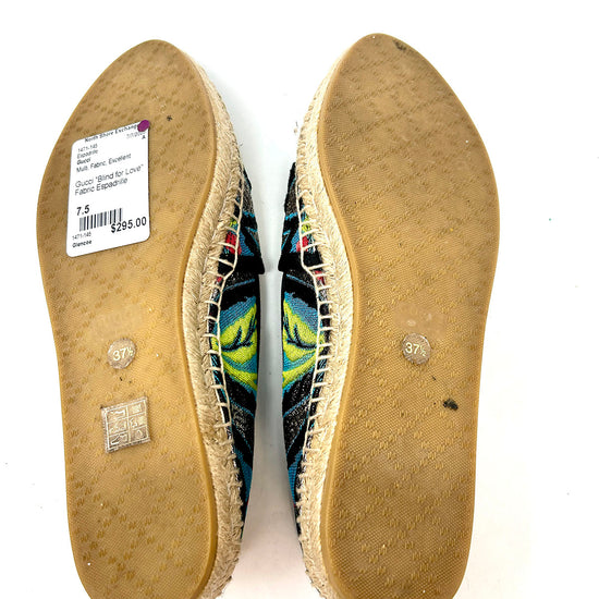 Gucci "Blind for Love" Fabric Espadrille