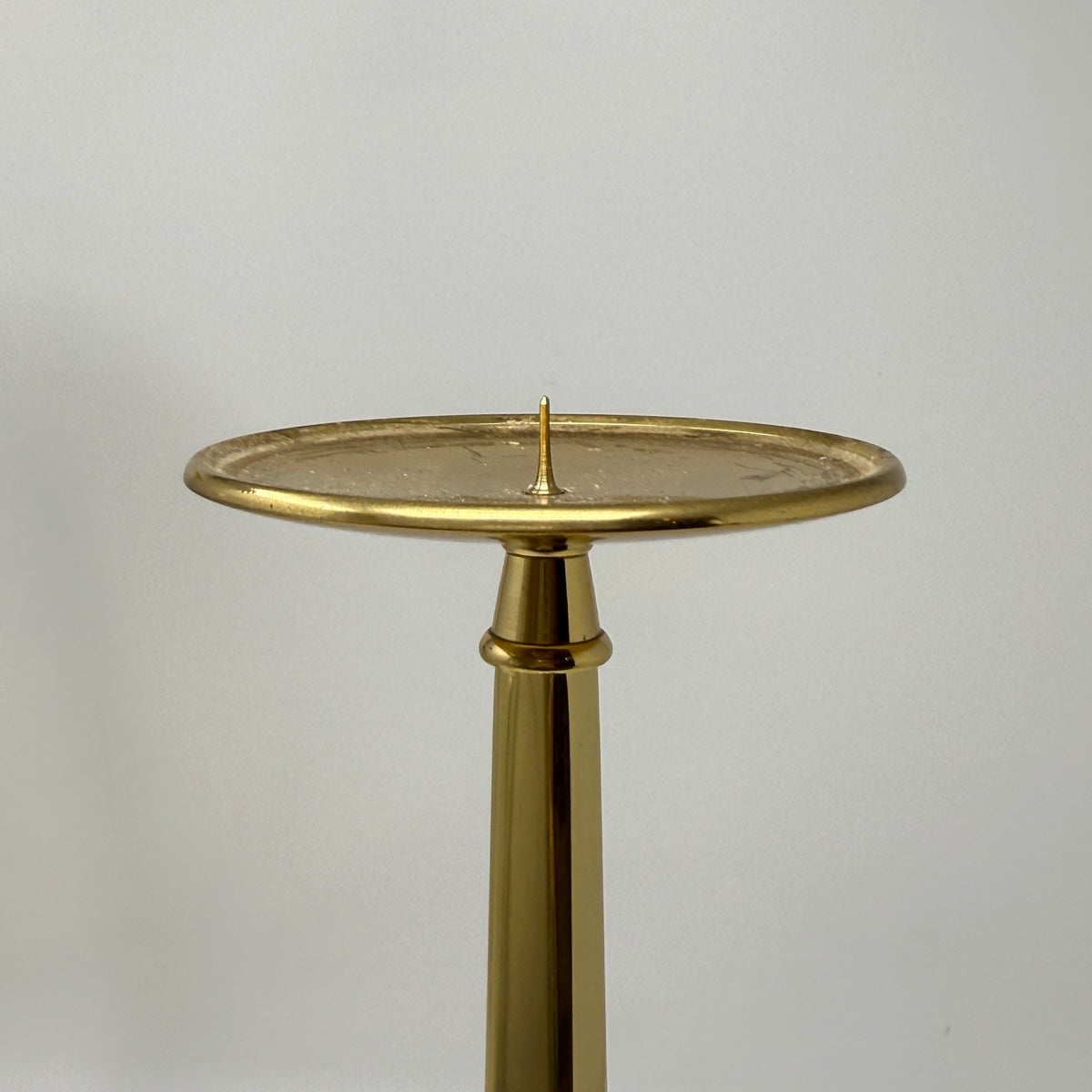 Pair of Brass Candleholders 14" + 16.5"
