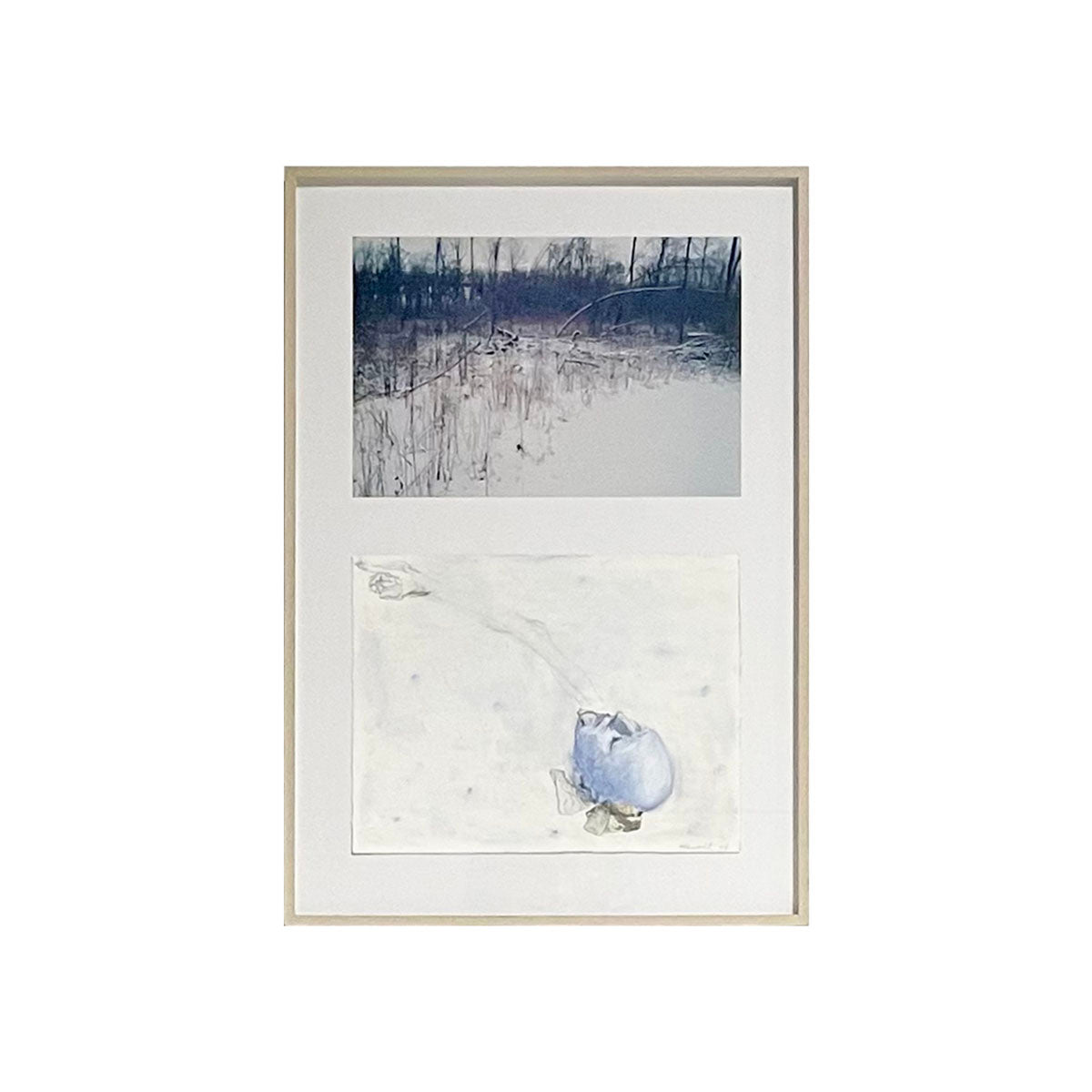 "War Monody" Diptych Signed and Dated 2004