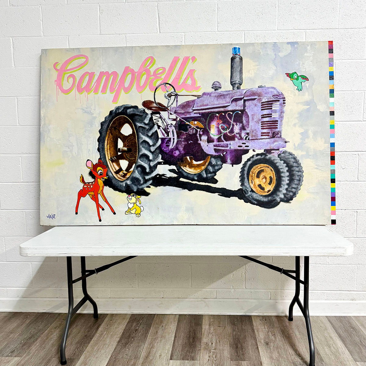 "Tomato Farmer" signed and dated July 14, 2017