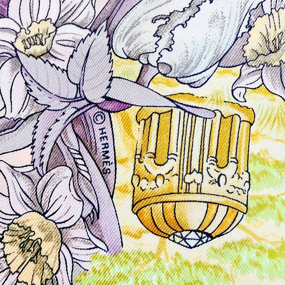 Hermes "Au Pays de Cocagne" Scarf