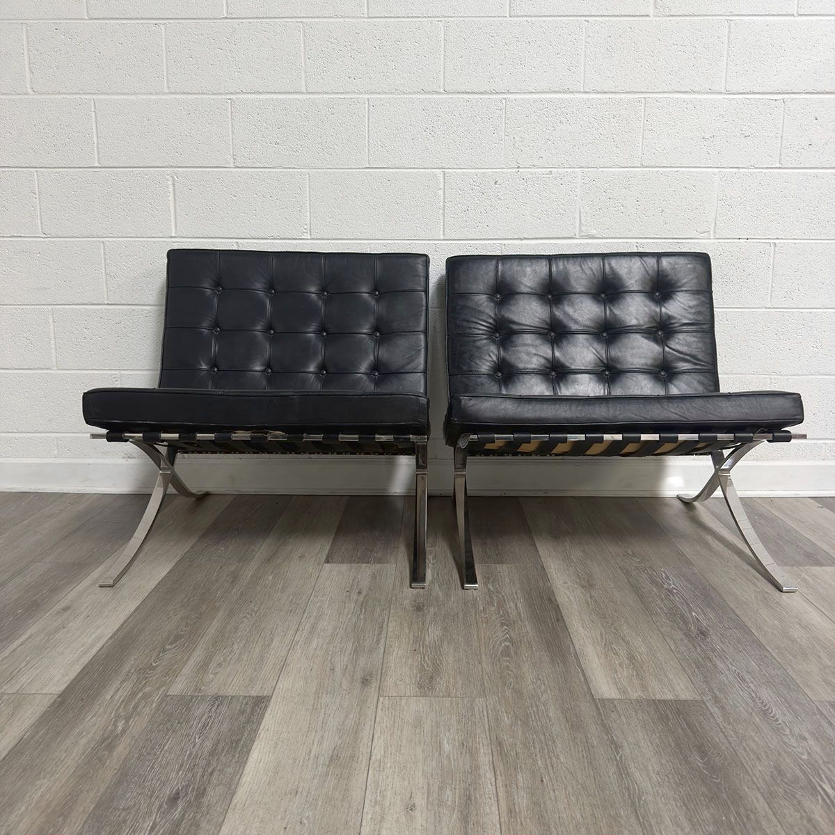 Pair of Barcelona Accent Chairs