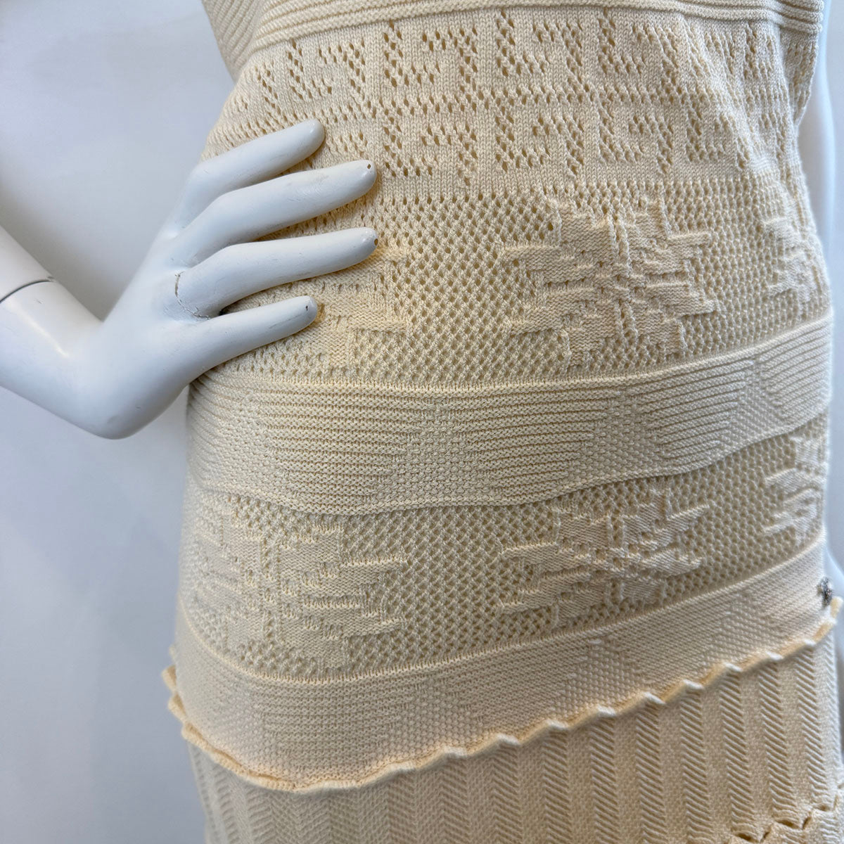Chanel Spaghetti Strap Knit Dress