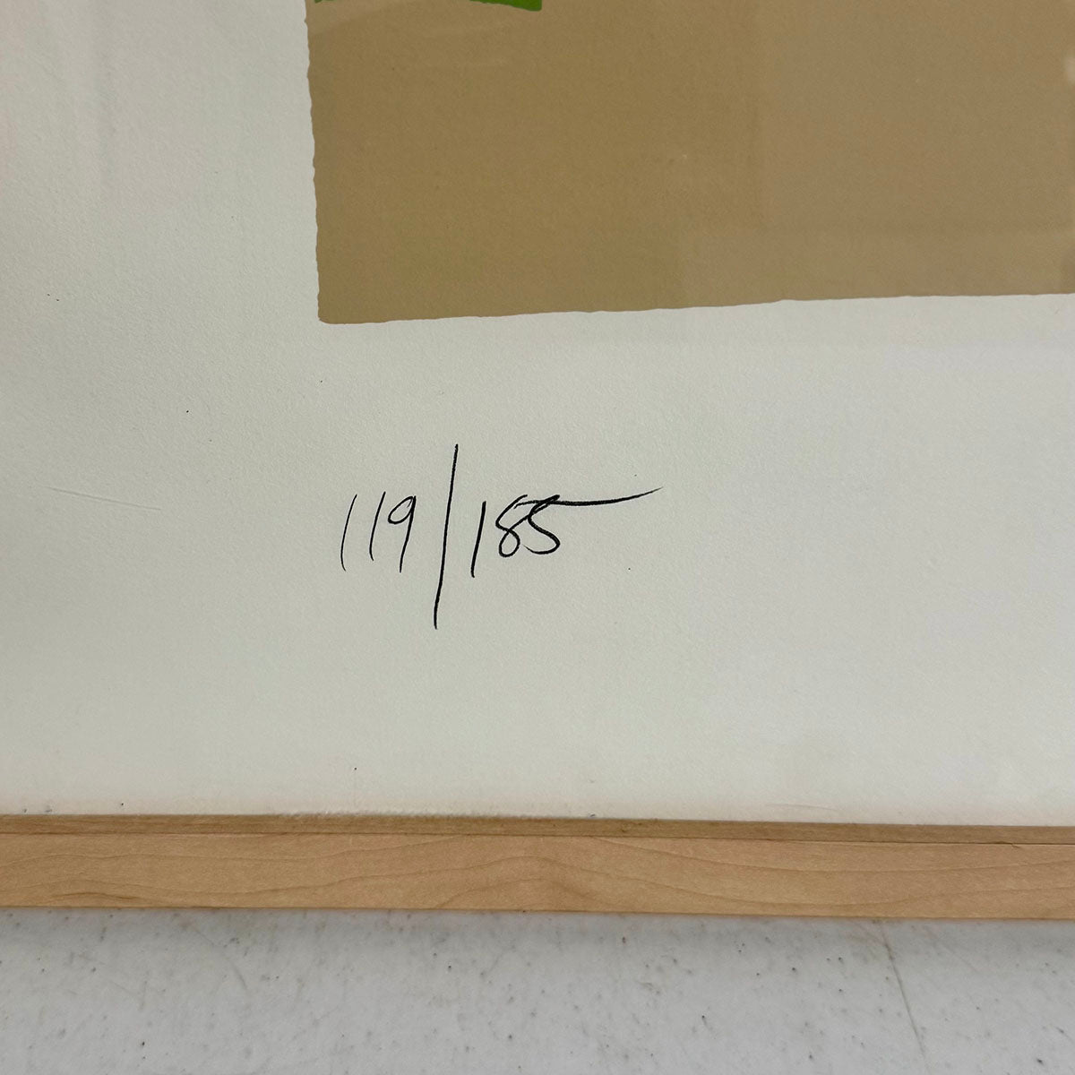 "Green Card Sound" Signed and Numbered 119/185