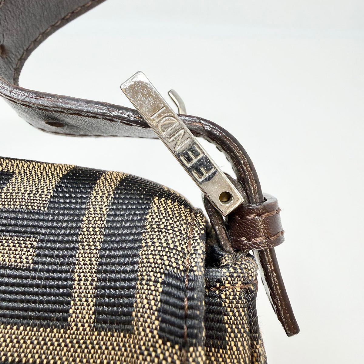 Fendi Zucca Baguette Shoulder Bag