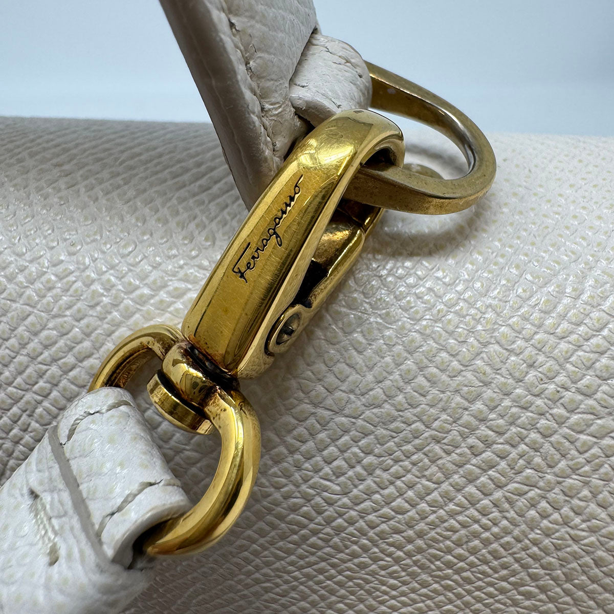 Ferragamo Mini Gancini Top Handle Bag