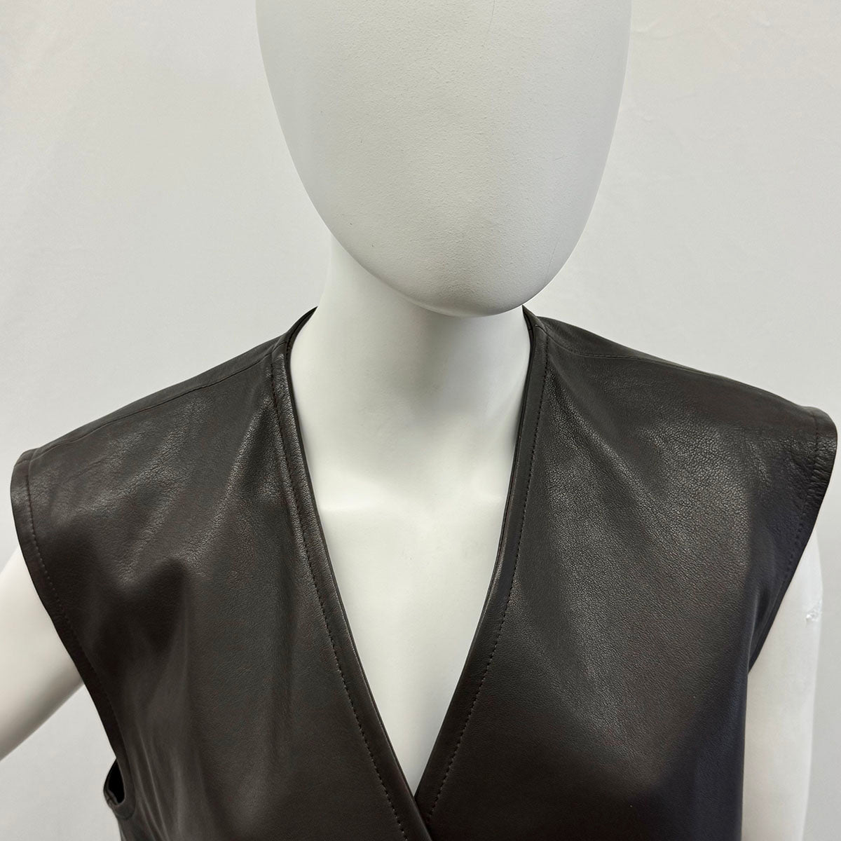 New CO Leather Waistcoat