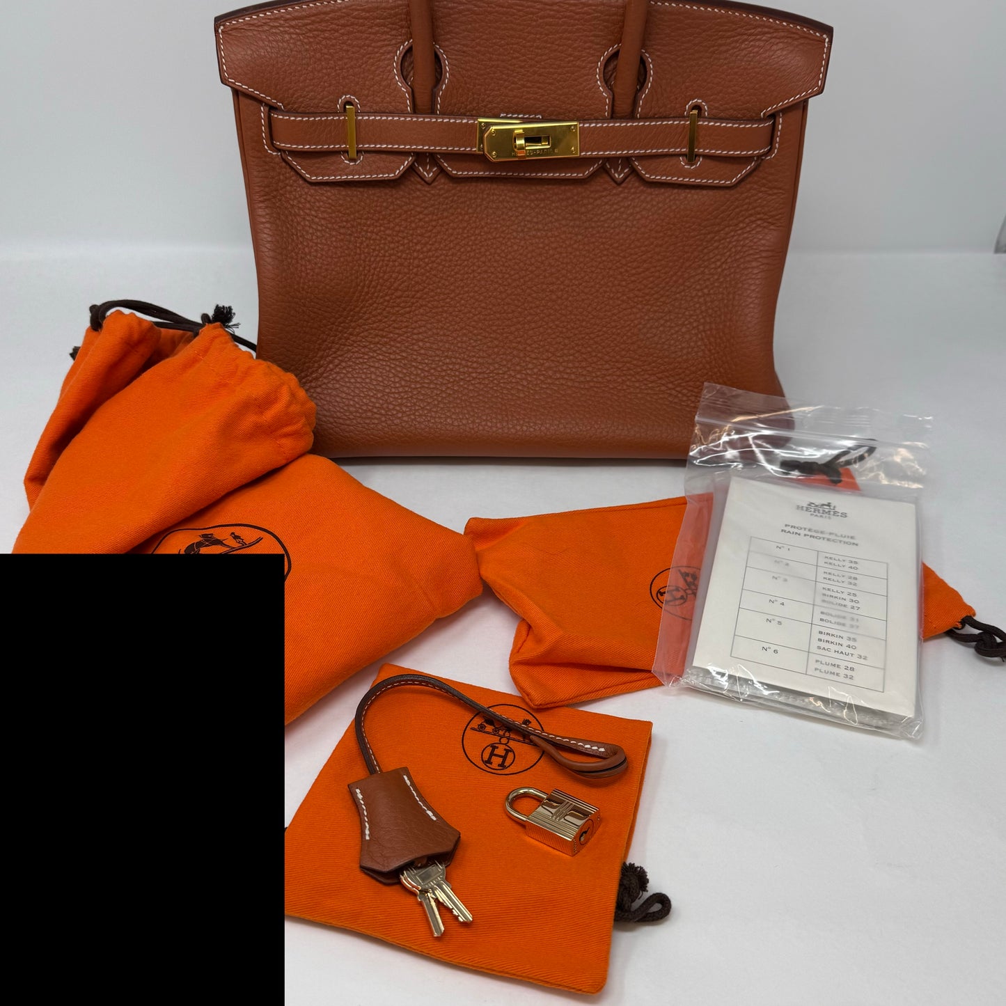 Hermes Clemence Gold Birkin 30