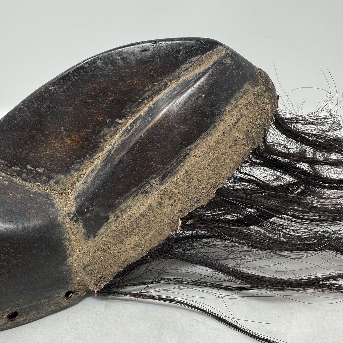 African Bird Face Mask with Hair for a Beard